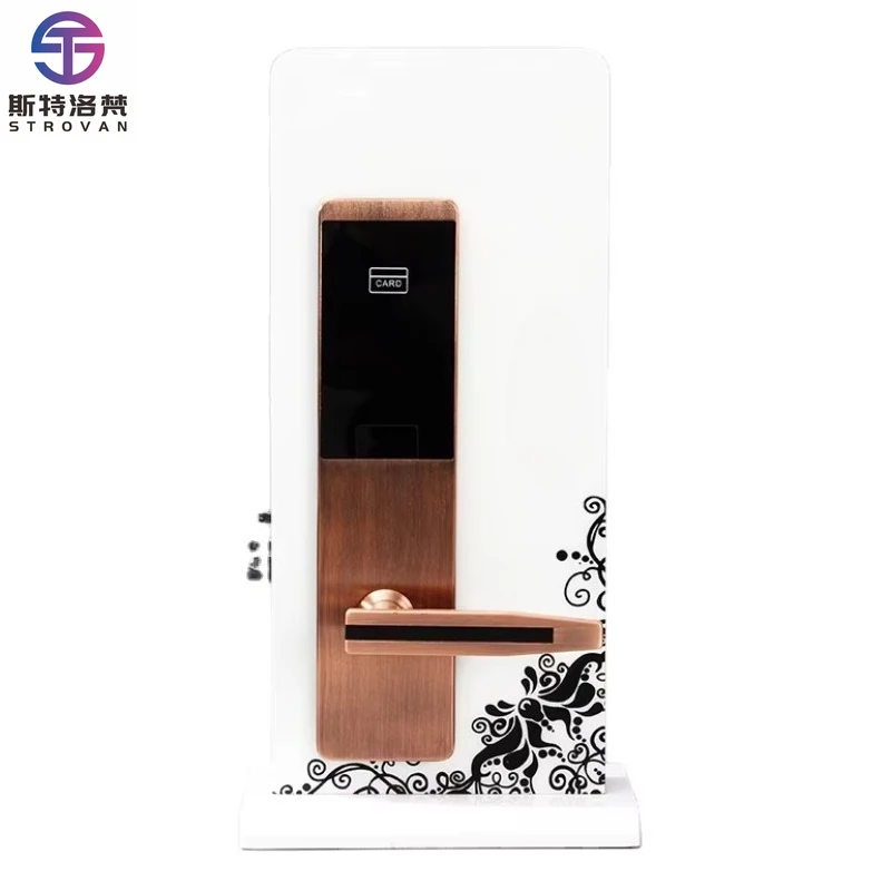 

For Good Quality Red Bronze Zinc Alloy Materials Plated Hotel Door Lock