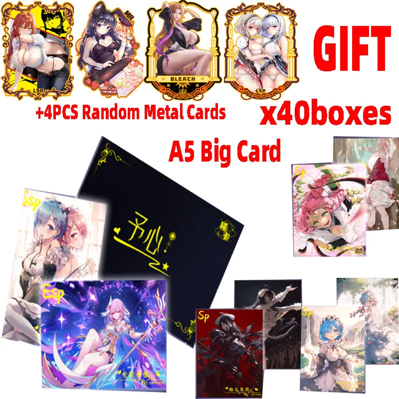 

2024 Wholesale Case Goddess Story A5 Big Cards Yu Xin Series Waifu Booster Box Tcg Toys And Hobbies Gift