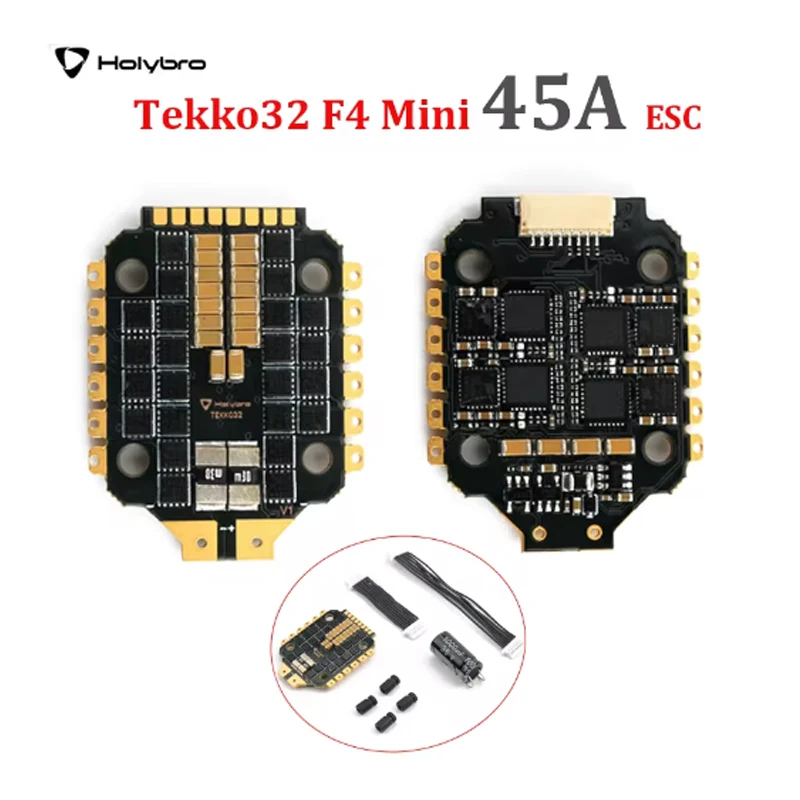 

Holybro Tekko32 F4 4in1 mini 45A ESC BLHELI32 BL32 3-6S Brushless ESC 20x20mm for RC Drone FPV Racing