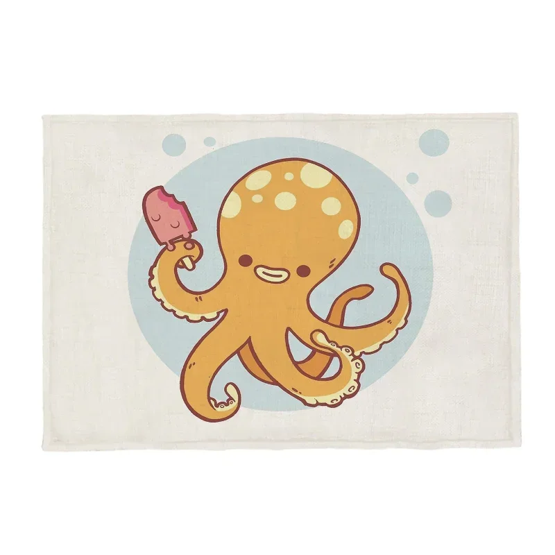 1PC Ocean Cartoon Placemat, Heat-Insulating & Non-Slip, Daily Home Placemat