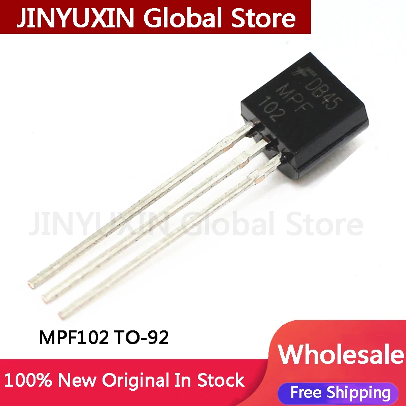 10-100Pcs MPF102 TO-92 IC chip Wholesale