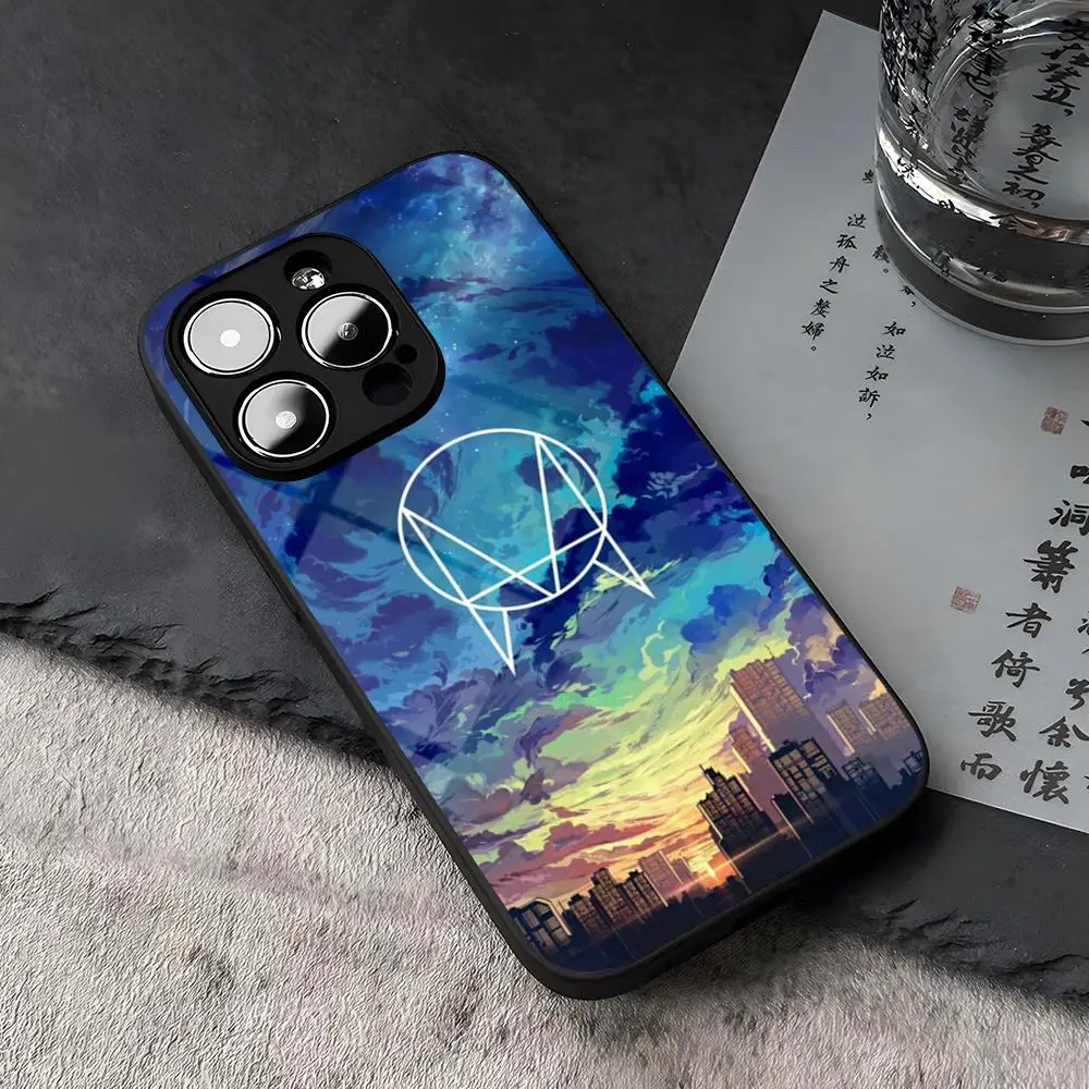 Capa de Celular OWSLA DJ Singer de Vidro Temperado para iPhone 16 17 13 14 12 15 11 Pro Max Plus Mini X XR SE2020
