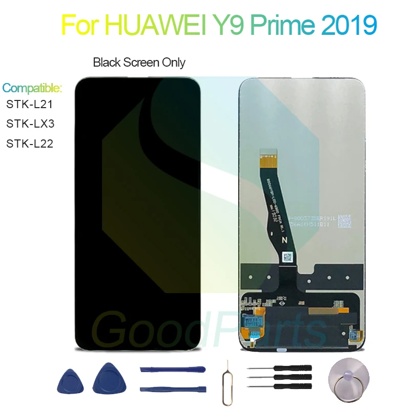 For HUAWEI Y9 Prime 2019 LCD Display Screen 6.59" STK-L21/L22/LX3 Y9 Prime 2019 Touch Digitizer Assembly Replacement