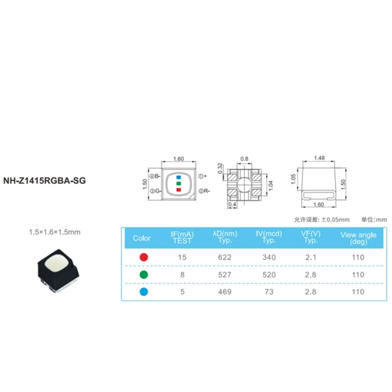 100-500Pcs NH-Z1415…