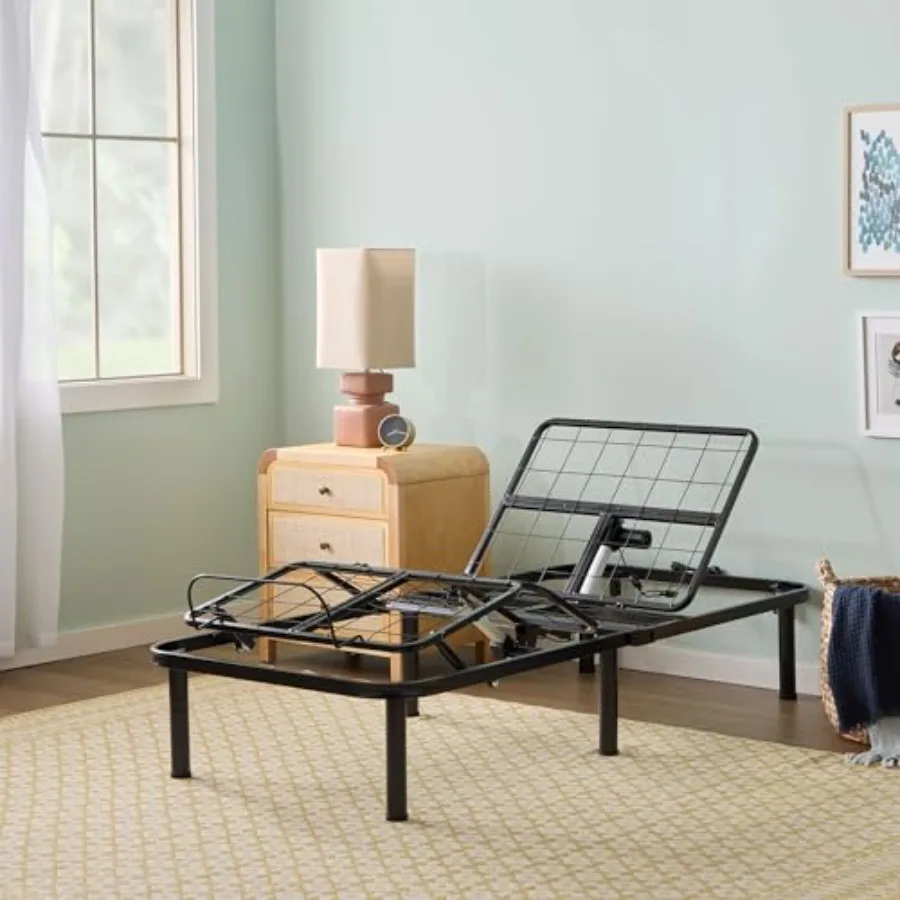 

Регулируемая кровать с независимым наклоном изголовья и изножья для повышенного комфорта — оснащена мощным бесшумным мотором для плавного подъема и опускания.