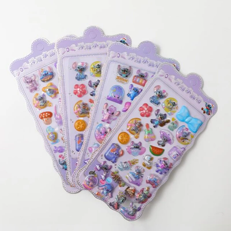 

40 шт./лот Kawaii Disney Stitch 3D наклейки милый скрапбукинг DIY дневник декоративная наклейка альбом наклейка этикетка