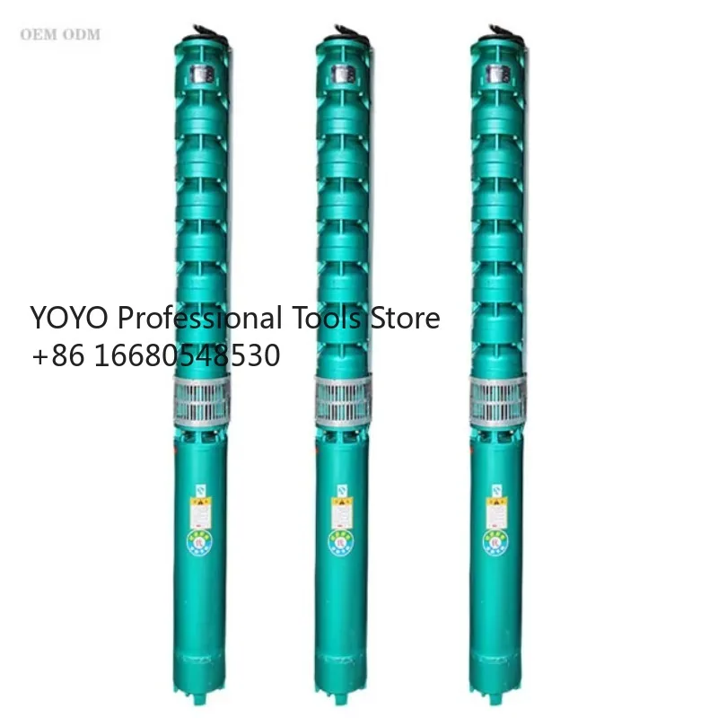 L2sAgricultural Irrigation Cast Iron Submersible Pump - High Lift Large Multistage Deep Well Pump GB OEM