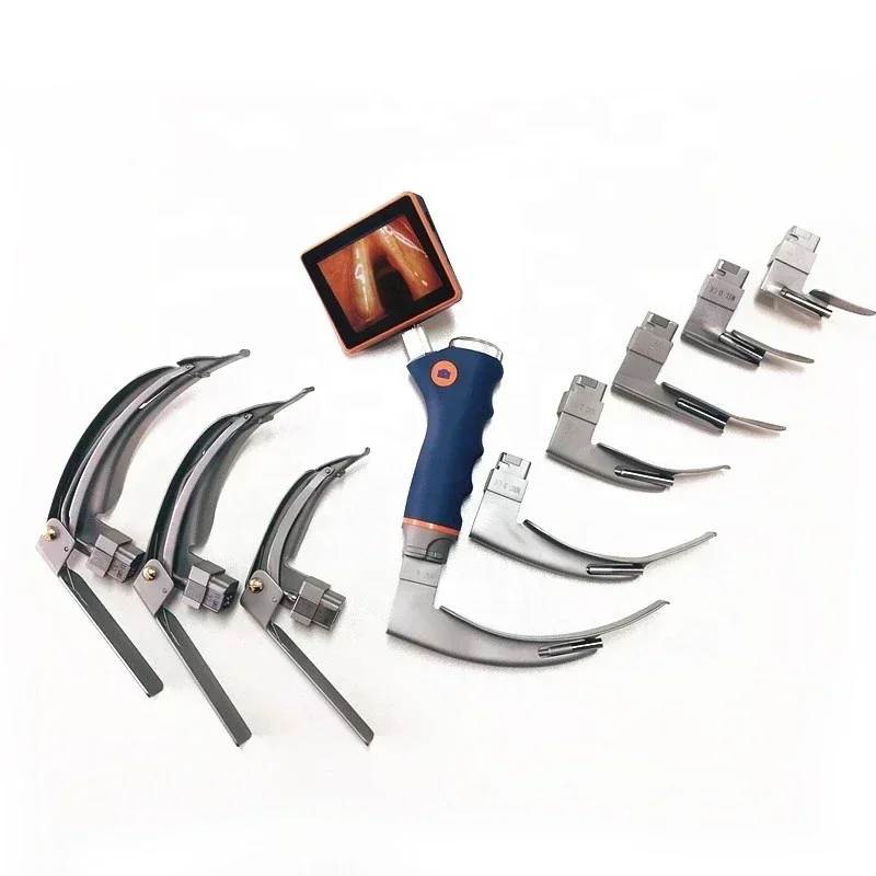

Good Quality Digital Video anesthes Laryngoscope Metal Reusable Blades