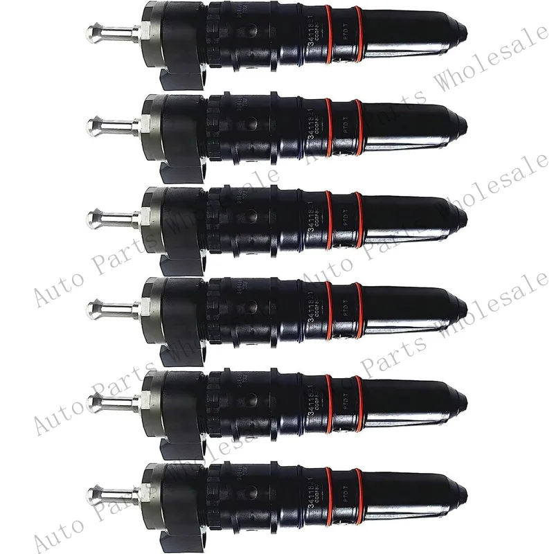 Z 6Pcs Fuel Injector 3411821 3406604 for Cummins ISM11 M11 QSM11 Diesel Engine