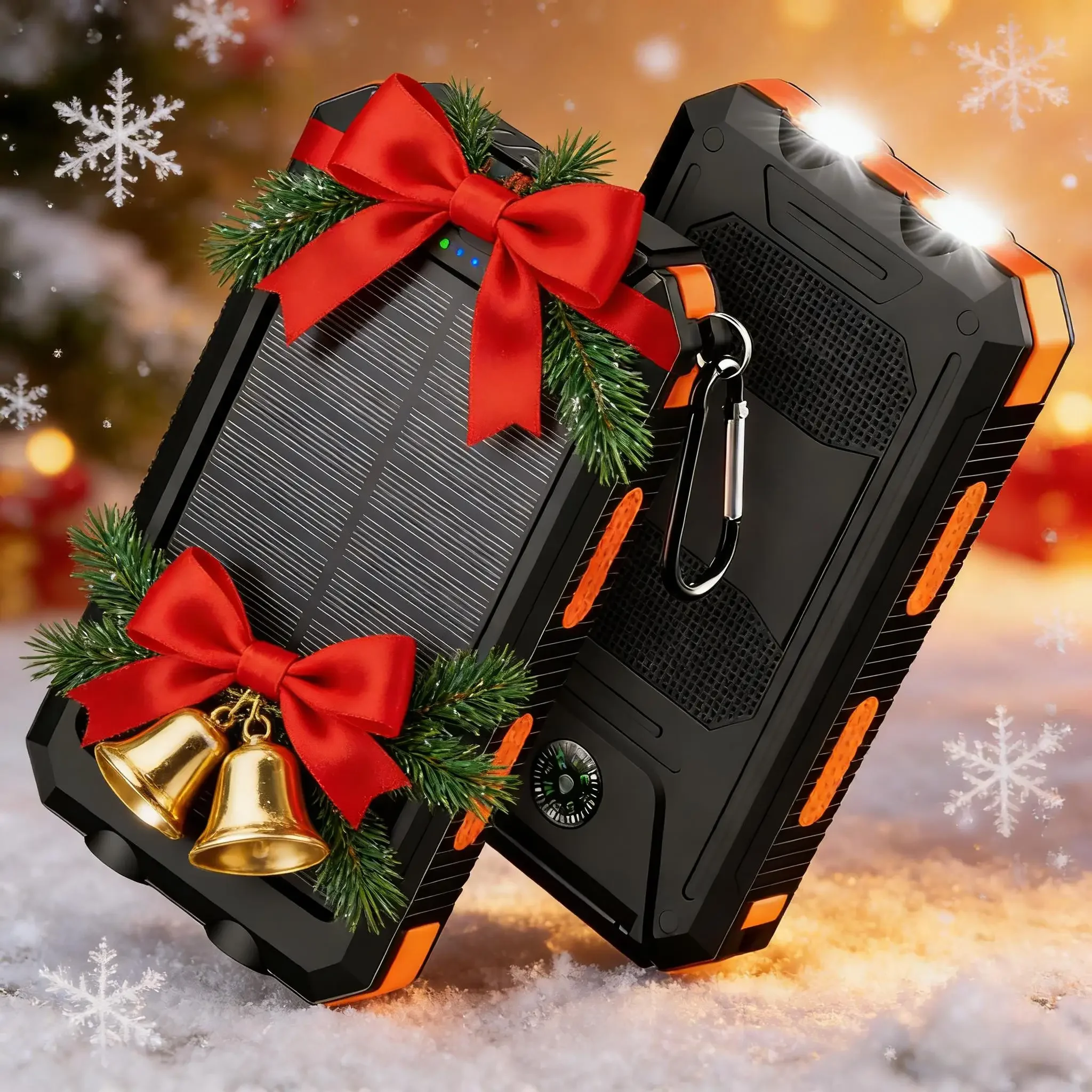 

Лидер продаж, 10000 мАч, аккумулятор на солнечной батарее со светодиодной подсветкой, компасом, портативное зарядное устройство для пешего туризма, кемпинга