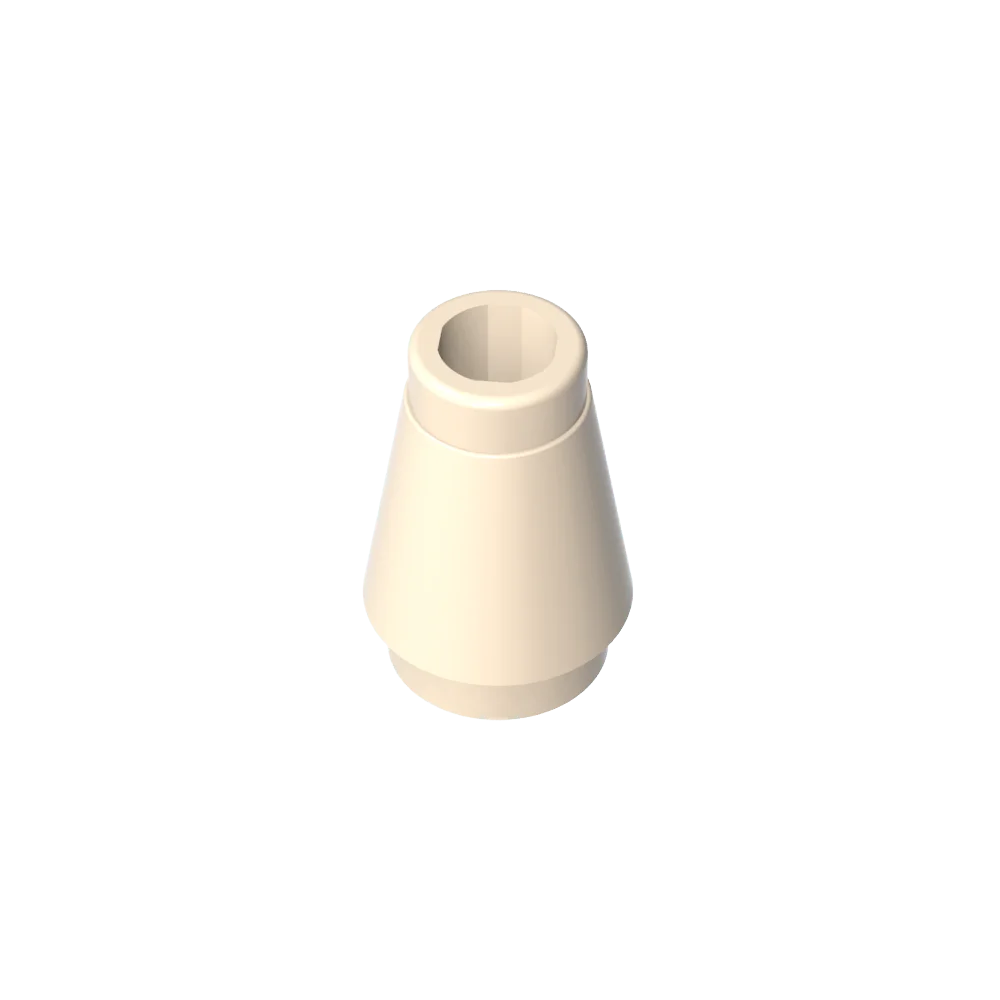 Gobricks GDS-606 NASE CONE KLEIN 1X1 kompatibel mit Lego 4589 6188 59900 64288 DIY-Lernbausteinen für Kinder
