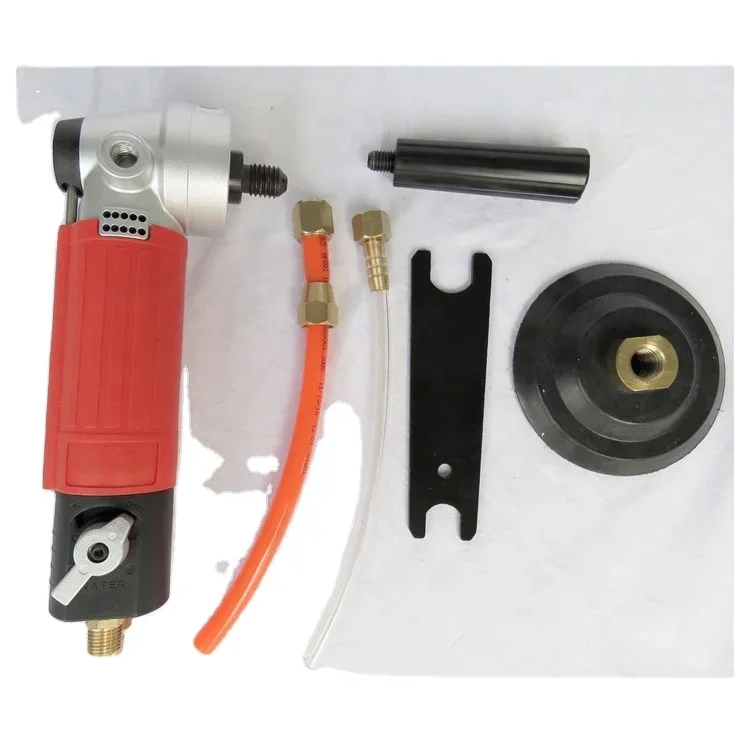 Portable Electric Hand-Operated Wet Polisher for Stone Ceramic Steel Plastic Machine Tool with Suction Cup Box Packing