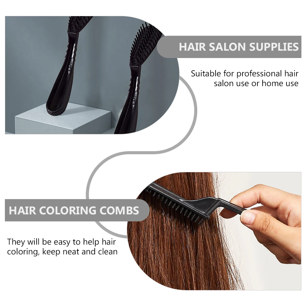 

20 Pcs Hair Comb Barber Dyeing Tool Highlight Home Use Coloring Brushes for Stylist Abs Tinting