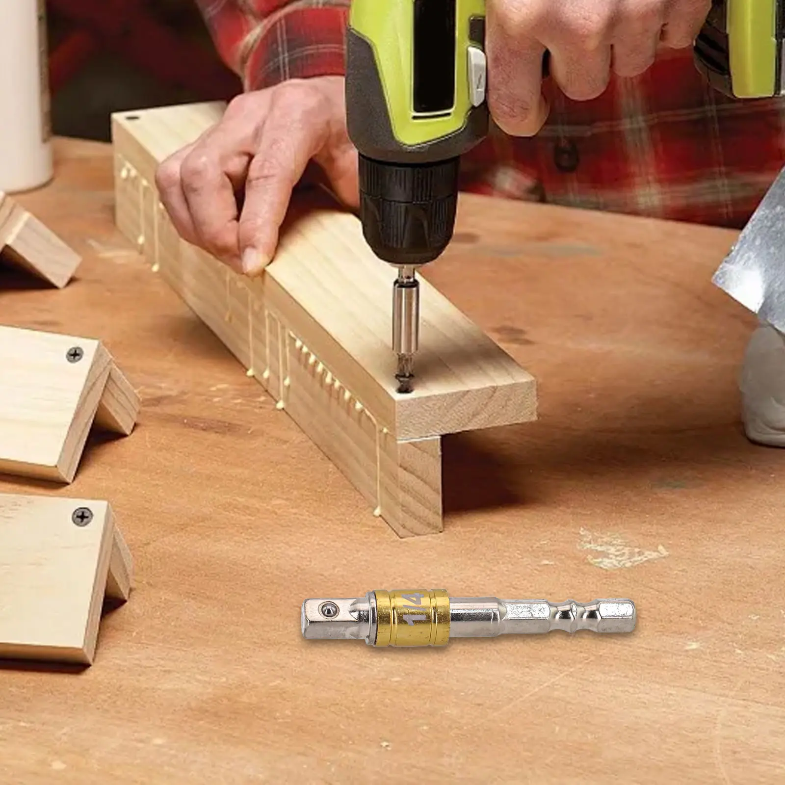 Sockets Socket Adapater 1pc Chrome Vanadium Steel Nickel Plating Spring Ball Lock 1/2 1/4 For Hand Held Driver