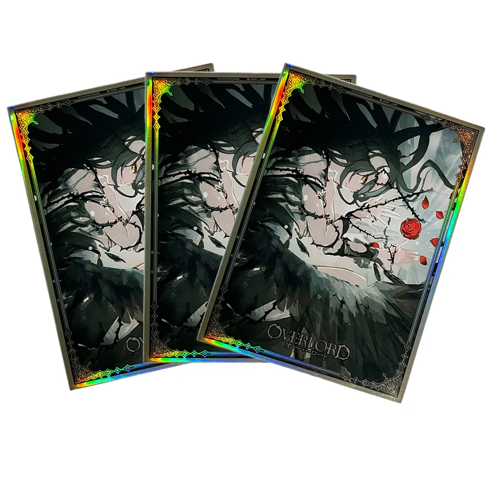 60PCS 67x92mm Holographic Card Sleeves Protectors for PTCG/MGT Anime Card Sleeve for Standard Size Trading Card