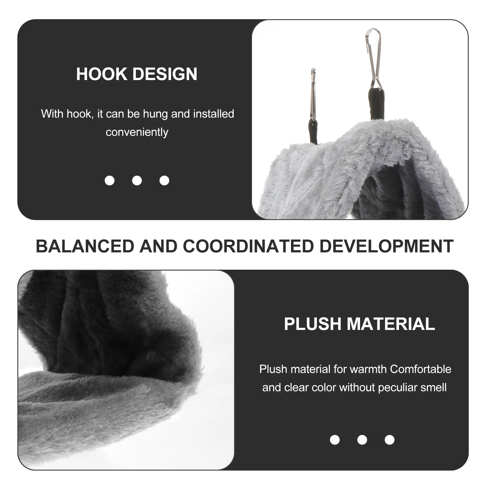 

2Pcs Bird Warm Nest Triangle Hanging Hammock Bed Parrot Sleeping Nest Cage Hut Parrot Hammock Bird Hanging Tent