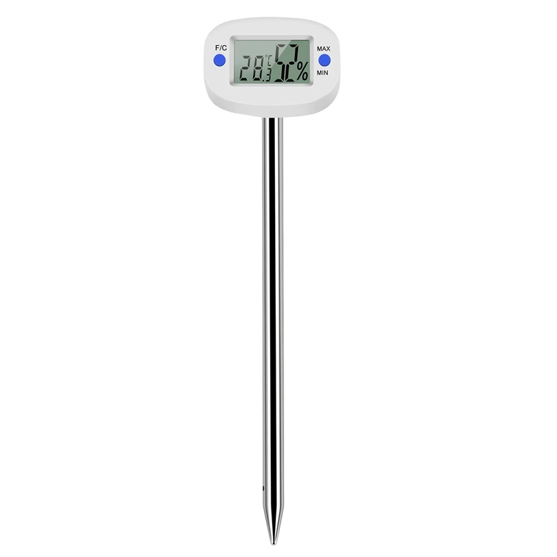 TA290 Digital Soil Hygrometer Moisture Meter Temperature Humidity Tester With Probe For Gardening Farming