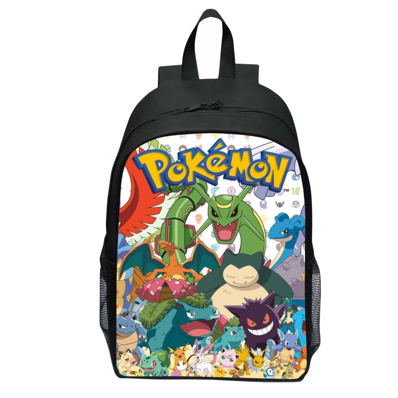 HOT Pok_emon Fashion Kid Daypack-Multifunction Cute Backpack-Lightweight Knapsack for School