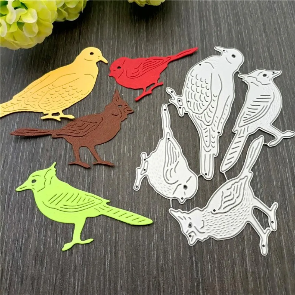 1/2 Stück Vogel-Metall-Stanzformen Schablone DIY Scrapbooking Fotoalbum Dekor Prägung Kartenherstellung Basteln