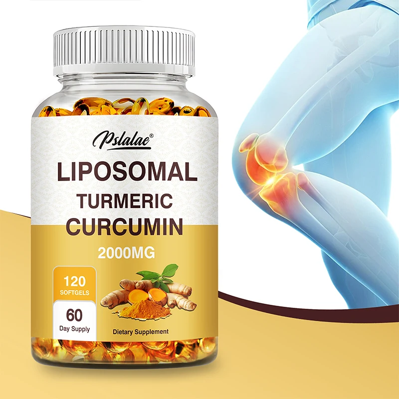 Liposomal Turmeric Curcumin - with Black Pepper - Improves Absorption, Enhances Joint Function, Antioxidant