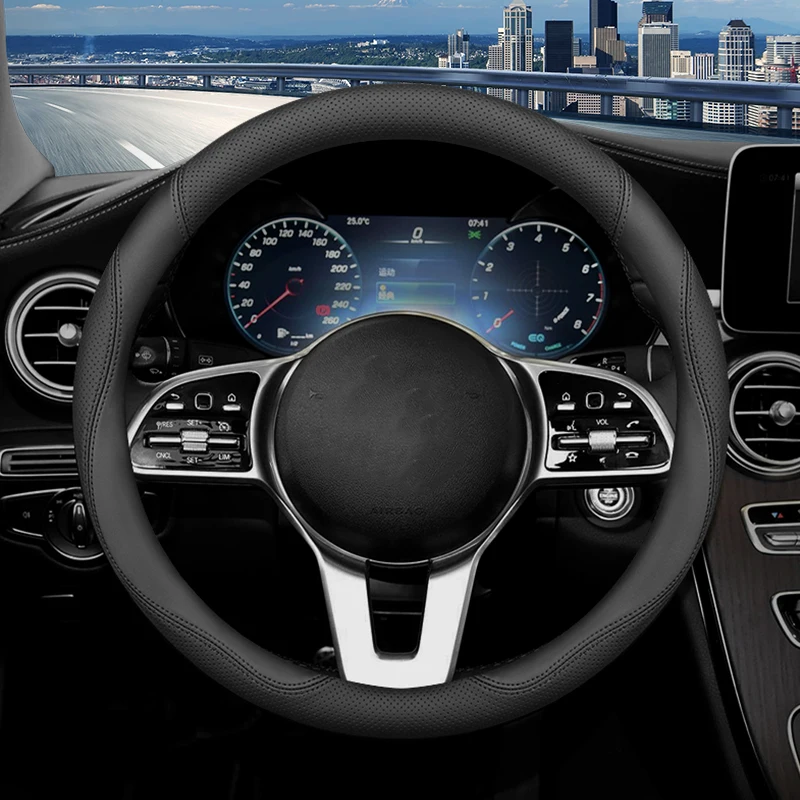 ل GLB X247 2020-2024 الملحقات الداخلية غطاء عجلة قيادة السيارة القيادة الدفة واقية