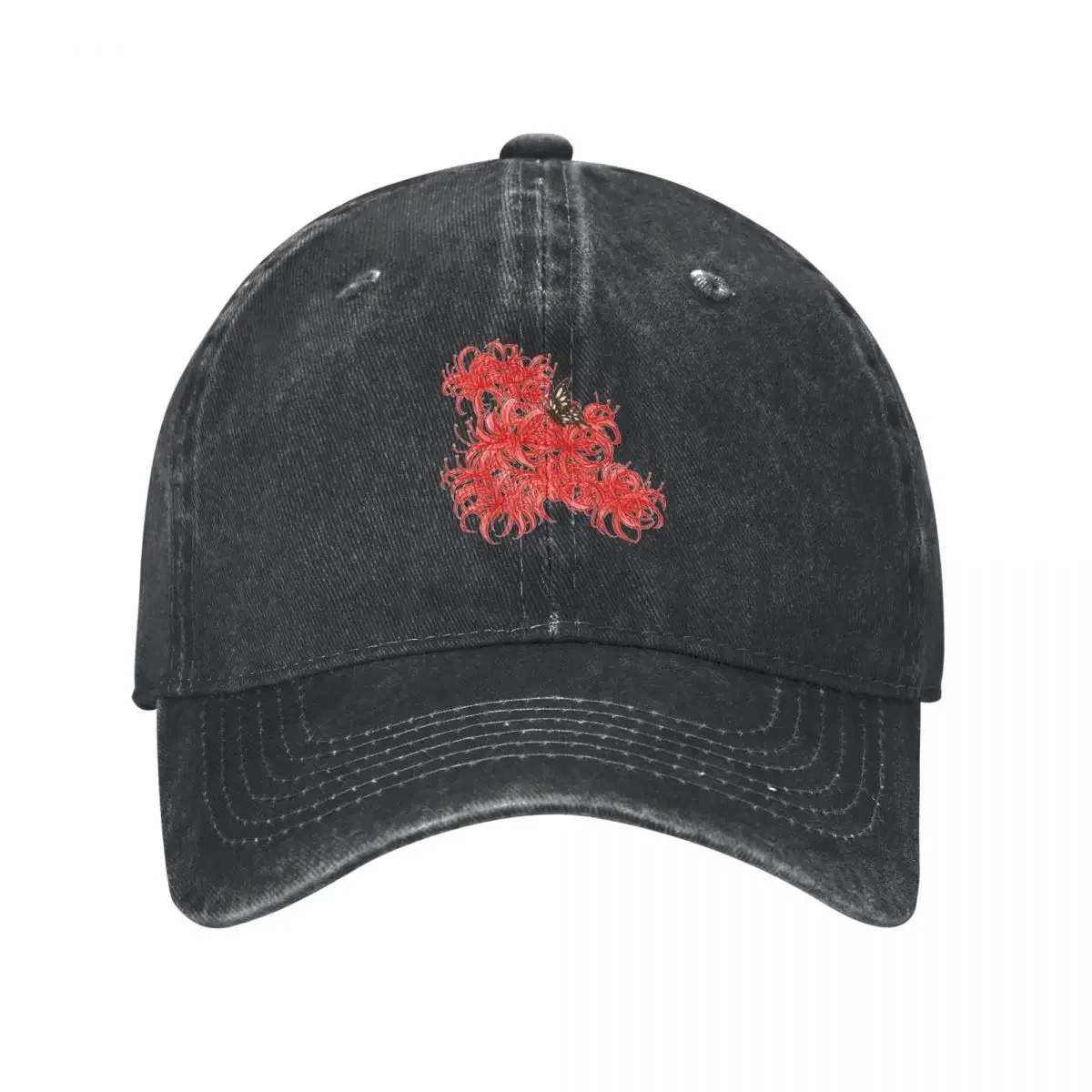 Red Spider Lily Baseball Cap sun hat Hat Baseball Cap hiking hat Women Beach Fashion Men's