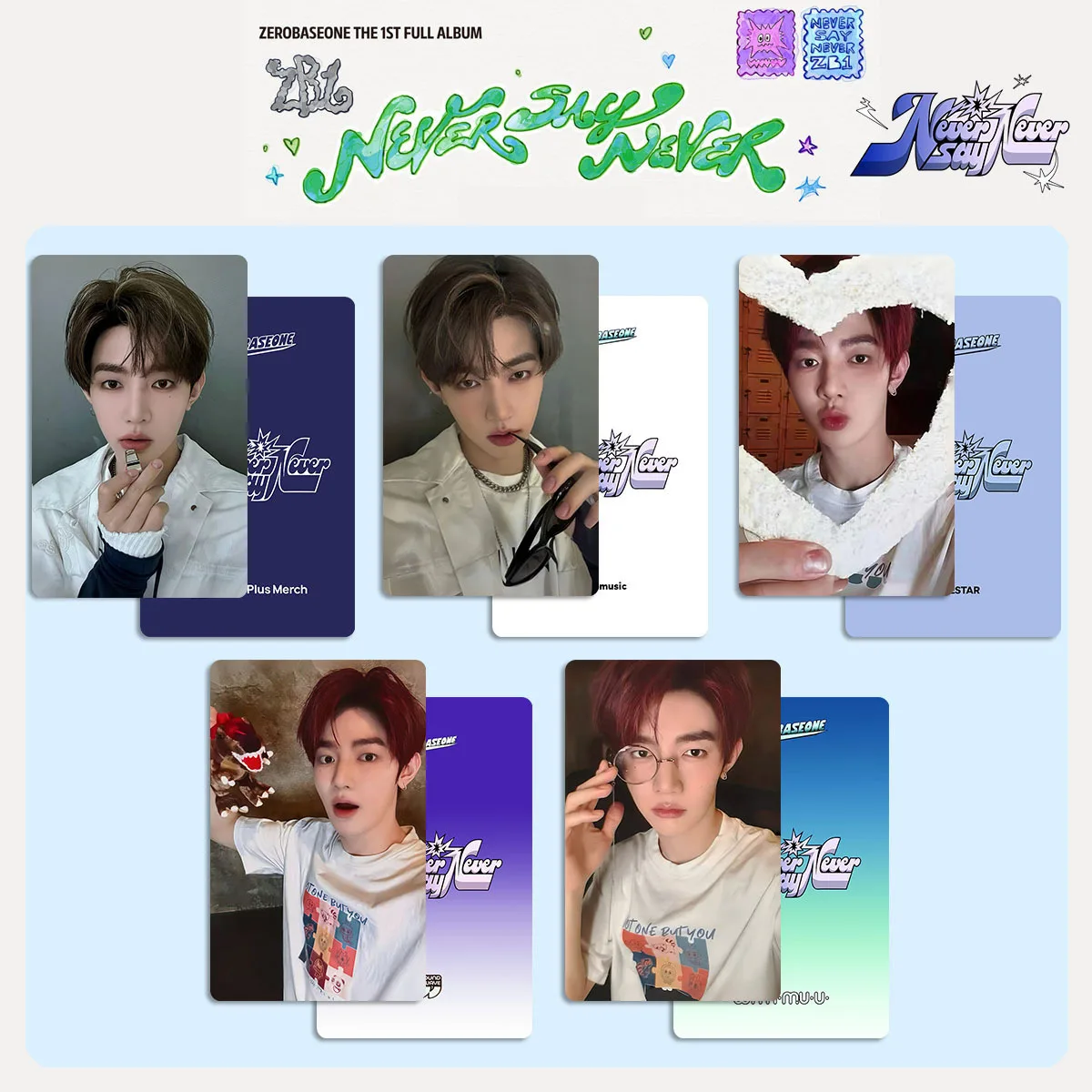 Kpop Idol Boy ZHANGHAO Новый альбом NEVER SAY NEVER Series HD Printd Lomo Cards Высокое качество Solo Photocards Коллекция фанатов Подарки