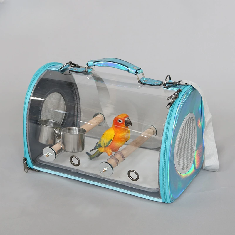 

Transparent Portable Bird Cages Parrot House Outdoors Budgie Canary Bird Cages Quail Southe Park Jaula Pajaro Products WZ50BC