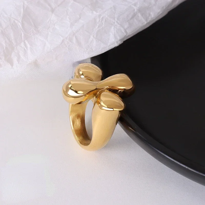 Modern Jewelry Vintage Temperament Metal Rings For Women Party Gifts Simply Design Accessories Hot Selling Dropshipping