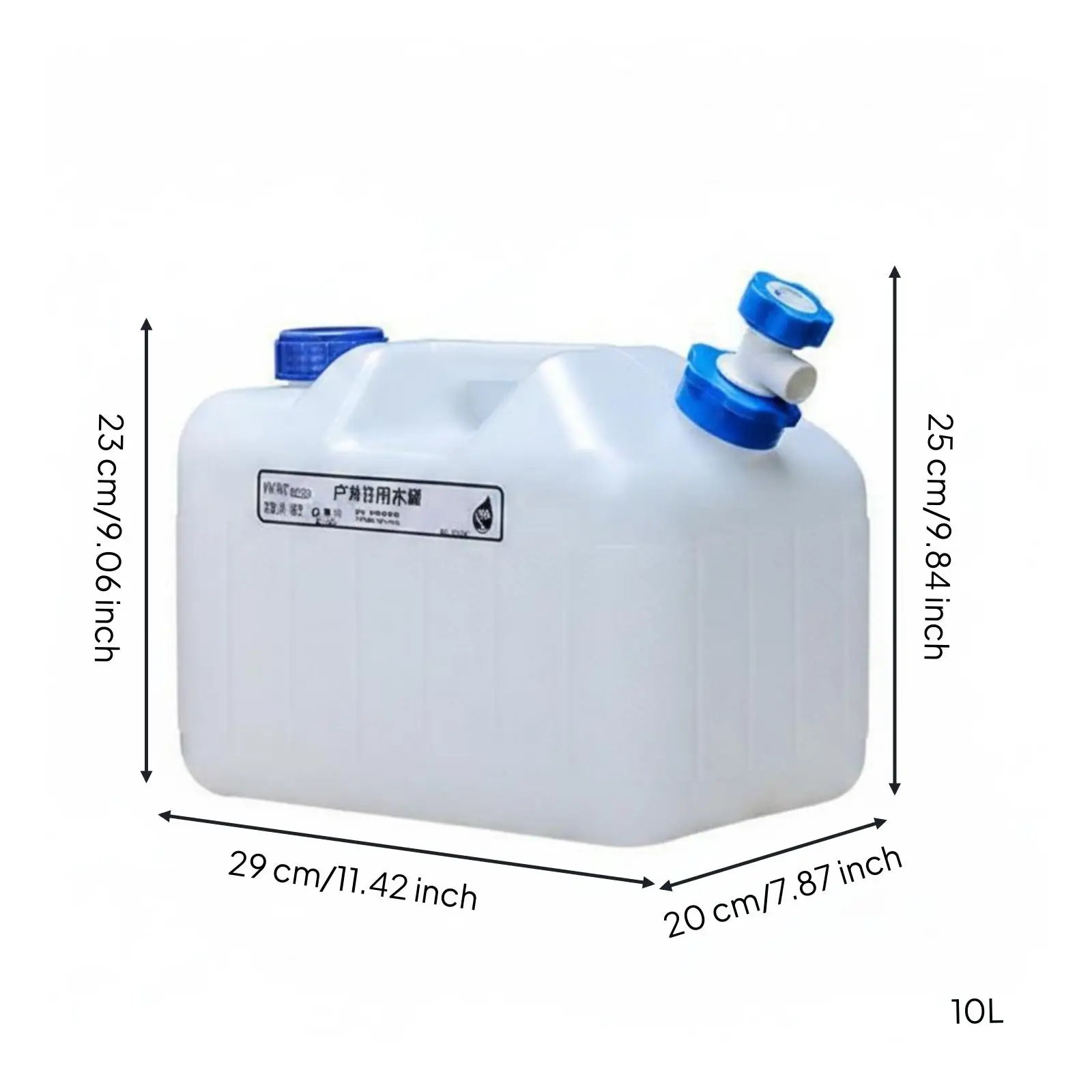 Food Grade Water Container Large Capacity Portable Water Tank Thickened for Outdoor, Car Travel, Home view 6