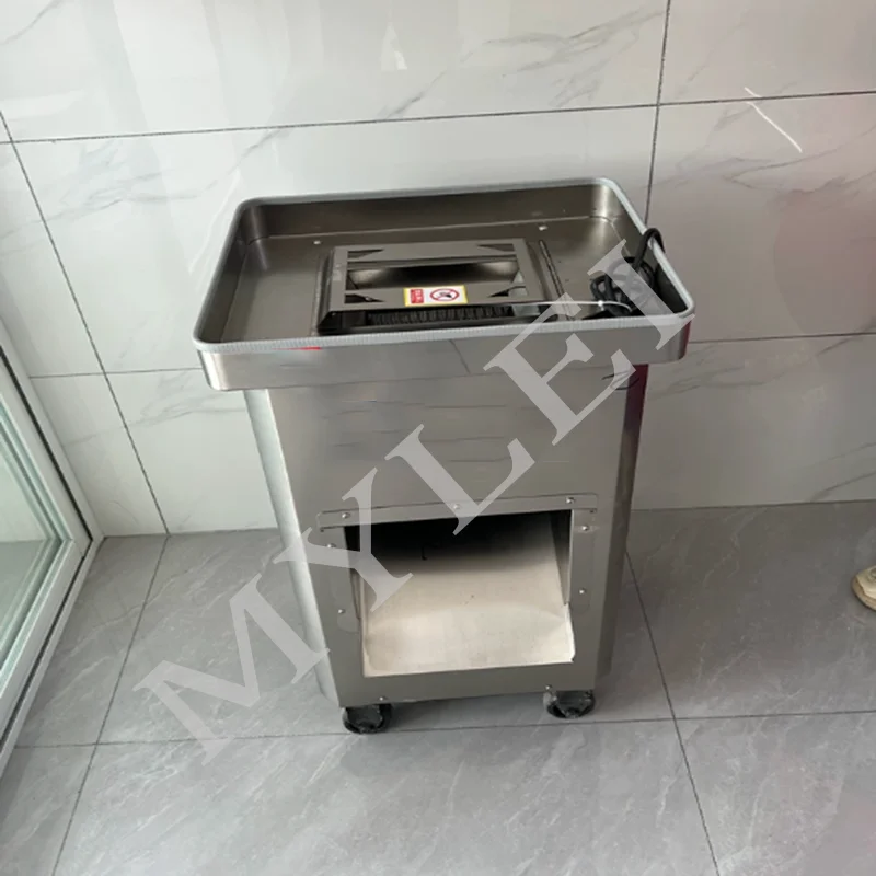 Commercial Fresh Meat Slicer Stainless Steel Slicing Material Catering Vegetable Slicer Automatic Meat Slicer