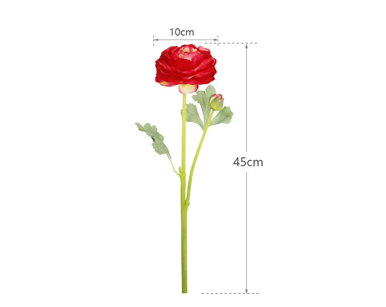 6 Stück/Set Künstliche Blumen mit 2 Köpfen in Dew-Lotus-Optik, Echtfühl-Effekt, für Hochzeitsdekoration, Brautstrauß, Heim- und Partytischdekoration, Floristik – Detail 5
