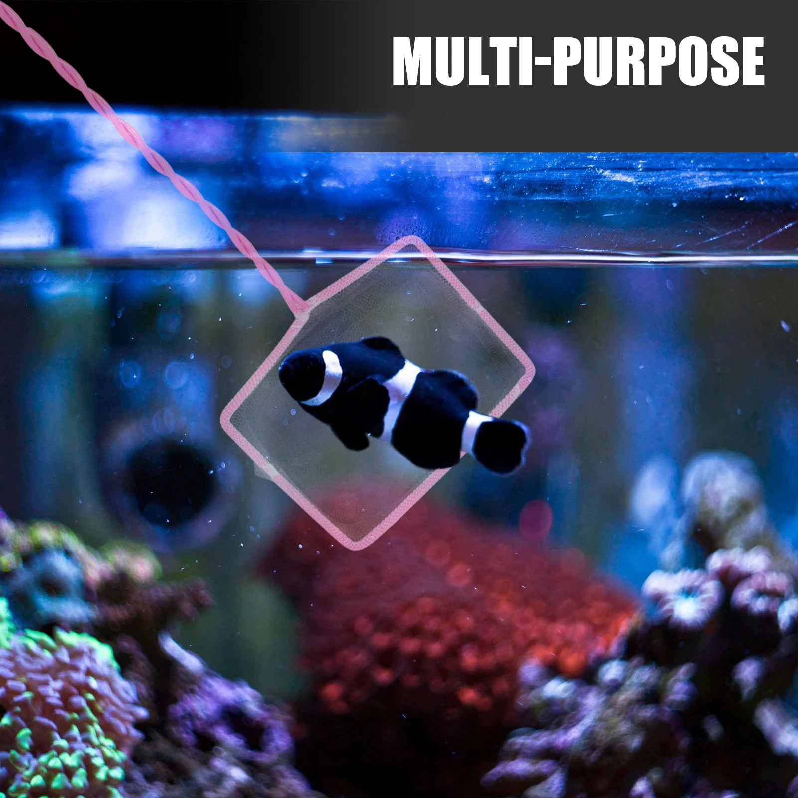 

4pcs Kids Durable Fishing Net Iron Wire Nylon Mesh for Fish Tank Kids Fishing Nets River Lake Shrimp Toy Game Decorations