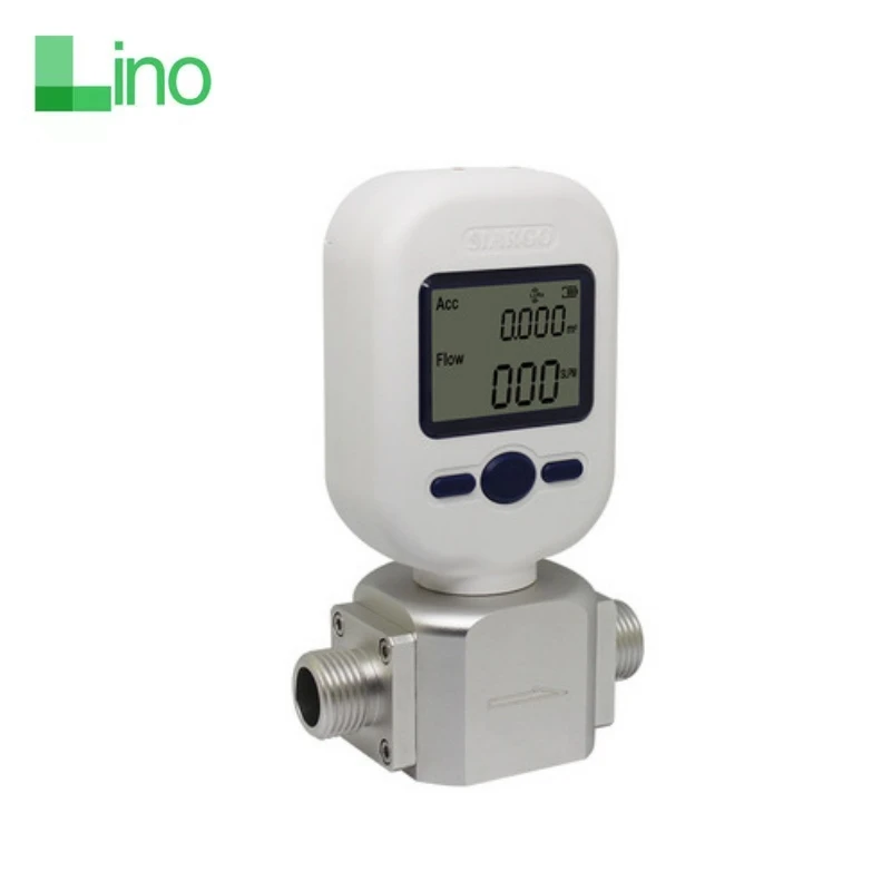 MF5708 Pure gas N2 flow meter digital mass flow meter co2 flow meter with 100L/m range