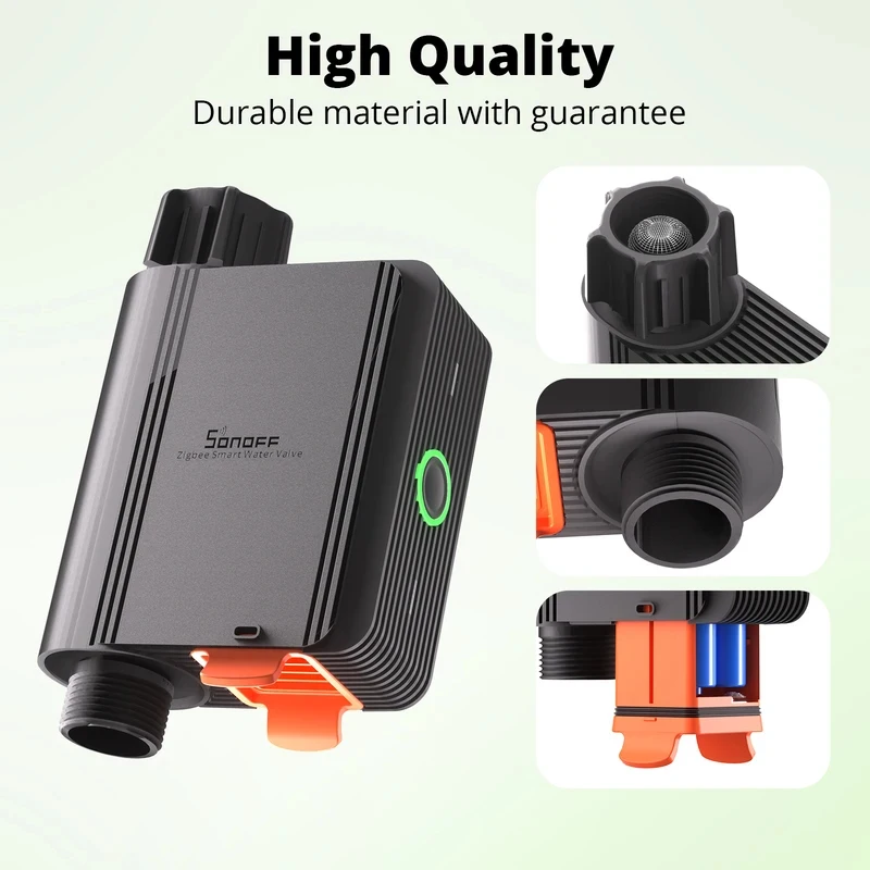 SONOFF SWV BSP Thread Standard Zigbee Smart Water Valve IP55 Sprinkler Controller Home Automate Irrigation Alexa Google