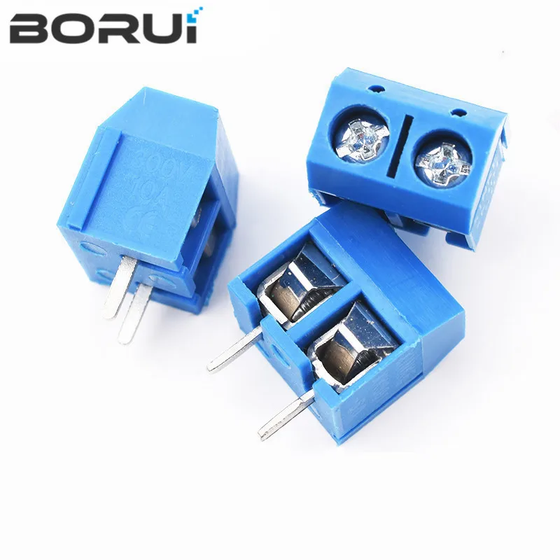 20pcs 5.08-301-2P 301-2P 2 Pin Screw Terminal Block Connector 5mm Pitch