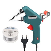 Soldering Iron Gun Automatic Tin Feeding Hand-held Welding Machine Electric Internal Heating EU 220V Welder Equipment Kit 60W