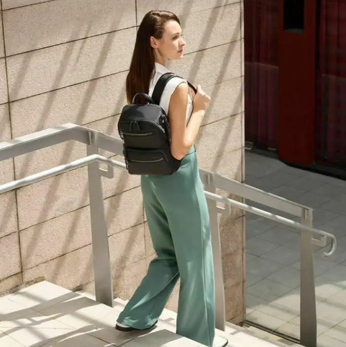 Mochila de nailon balístico para mujer: bolso informal ligero para ordenador portátil, mochila duradera y elegante 196603