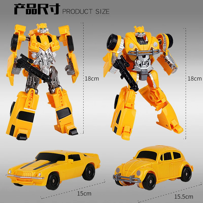 Transformation Toys BAIWEI TW1025 SS49 Yellow Bee Hornet Warrior Movie Action Alloy Figure Robot Beetle Deformation Model Gifts