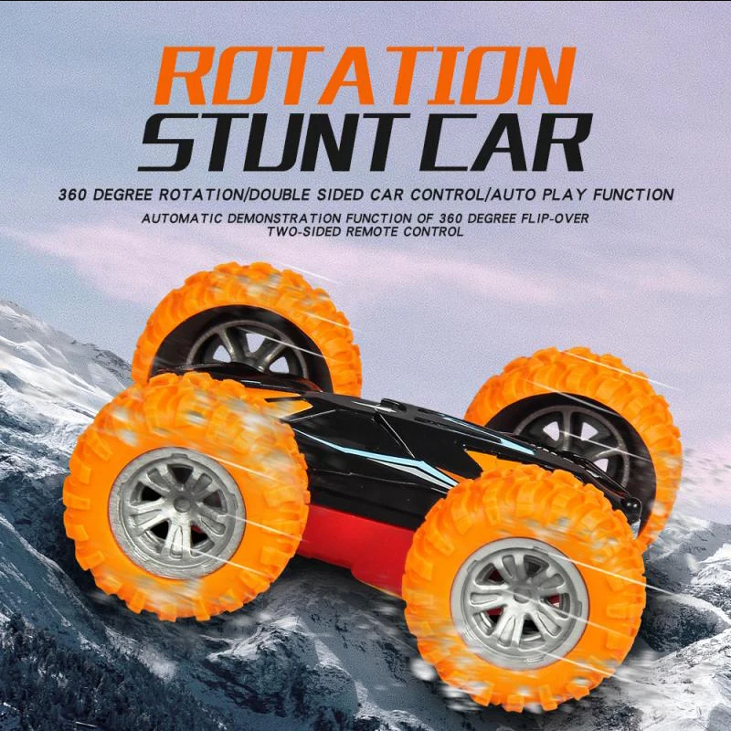 Dwustronna rolka 3D Flip Zdalnie sterowany samochód RC Robot Drift-Buggy Crawler Zasilanie bateryjne Maszyna kaskaderska Zabawka sterowana radiowo