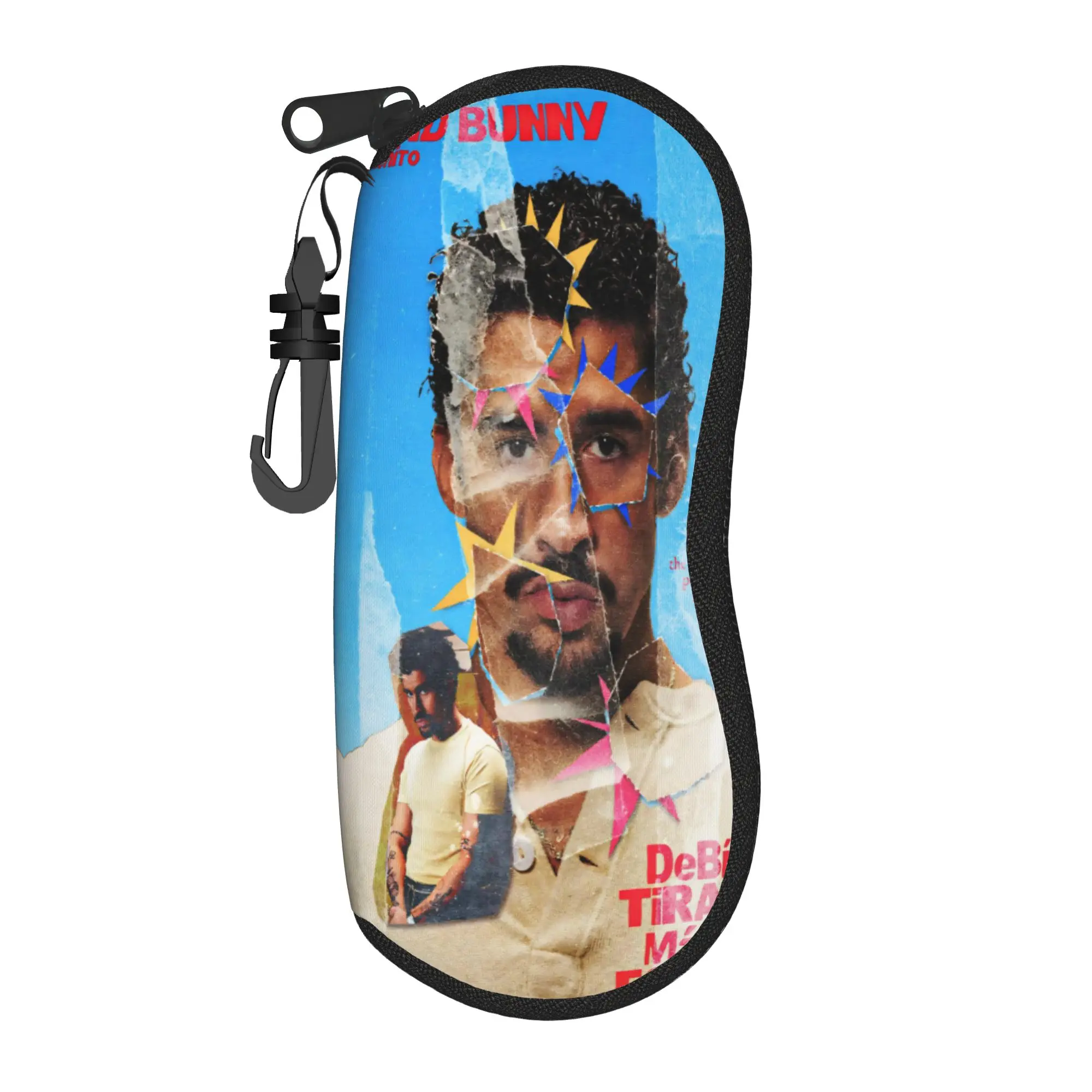 Harajuku Bad Bunny DTMF Tour 2026 Glasses Case Waterproof Box  Sunglasses Storage Box Ins Style Eye Contacts Case