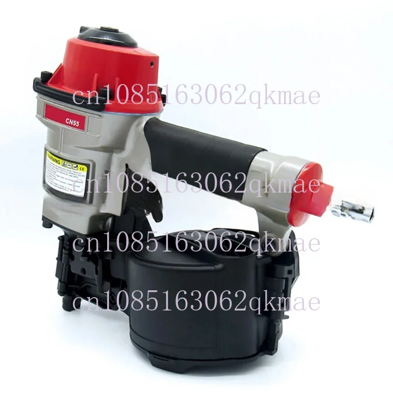 Pneumatic Coil Nailer CN55 CN70 CN80 Industrial Roofing Pneumatic Roll Nail Gun Siding Coil Nailer Gun Air Nail Gun 25-80mm