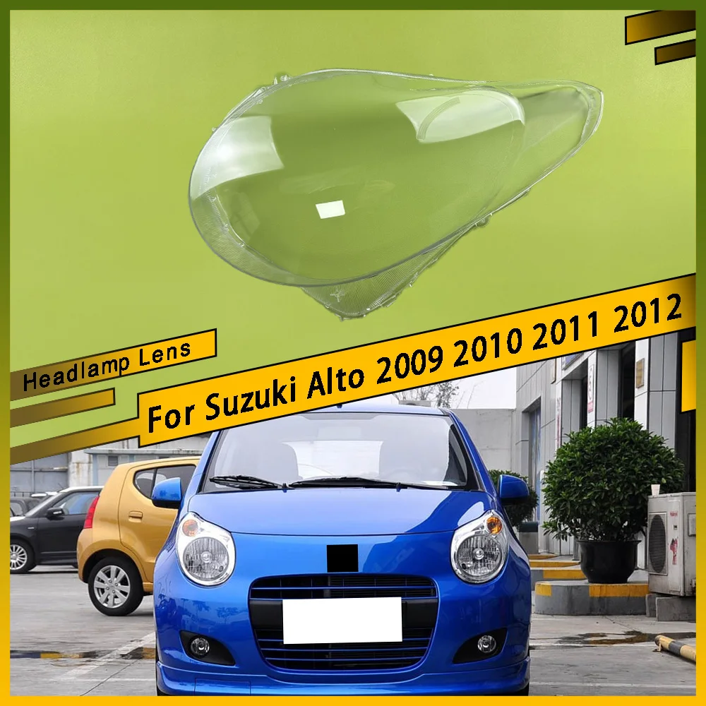 

For Suzuki Alto 2009 2010 2011 2012 Auto Head Light Caps Transparent Lampshade Lamp Shade Front Headlight Cover Glass Lens Shell