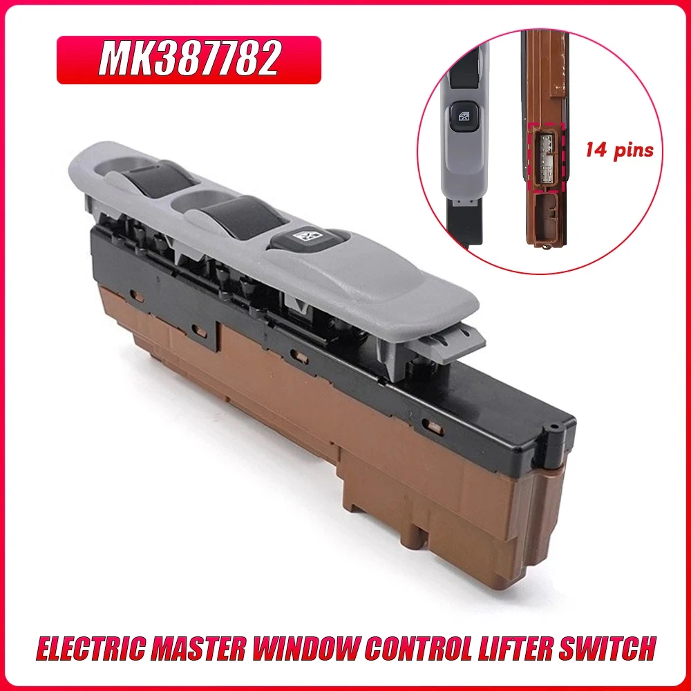 Electric Master Window Control Lifter Switch Button MK387782 for Mitsubishi Canter FUSO FB71B 2007 2008 2009 -2015 MK421112