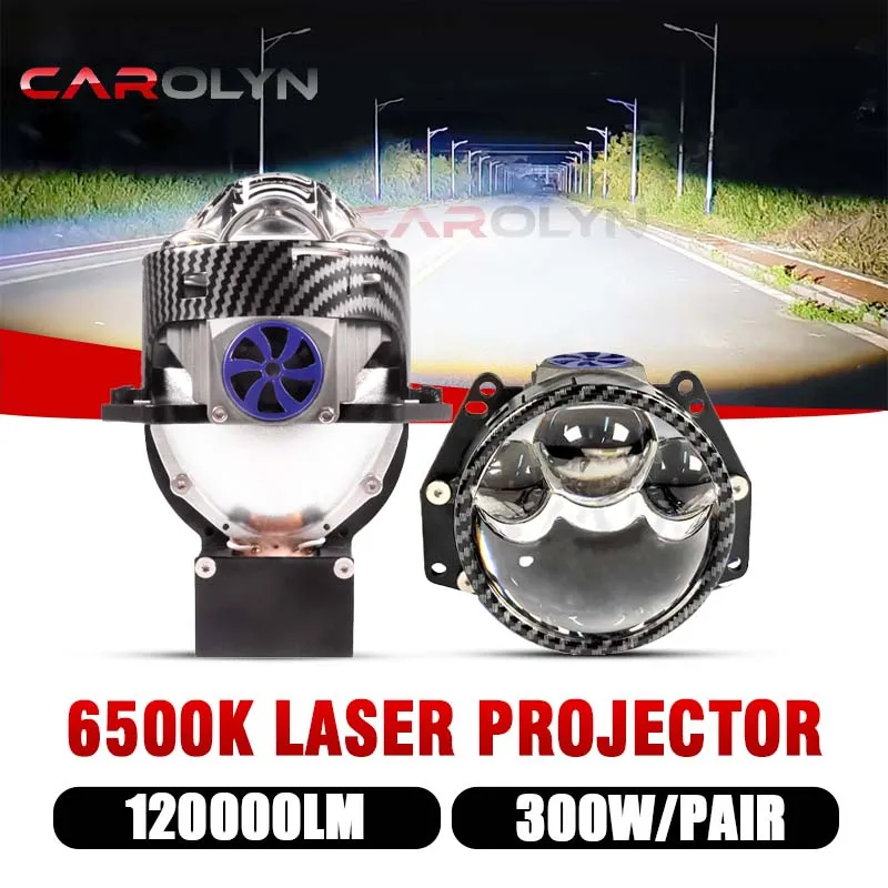 

Carolyn car headlight lens H4 far and near integrated laser projector high brightness H7 9005 9006LED headlights