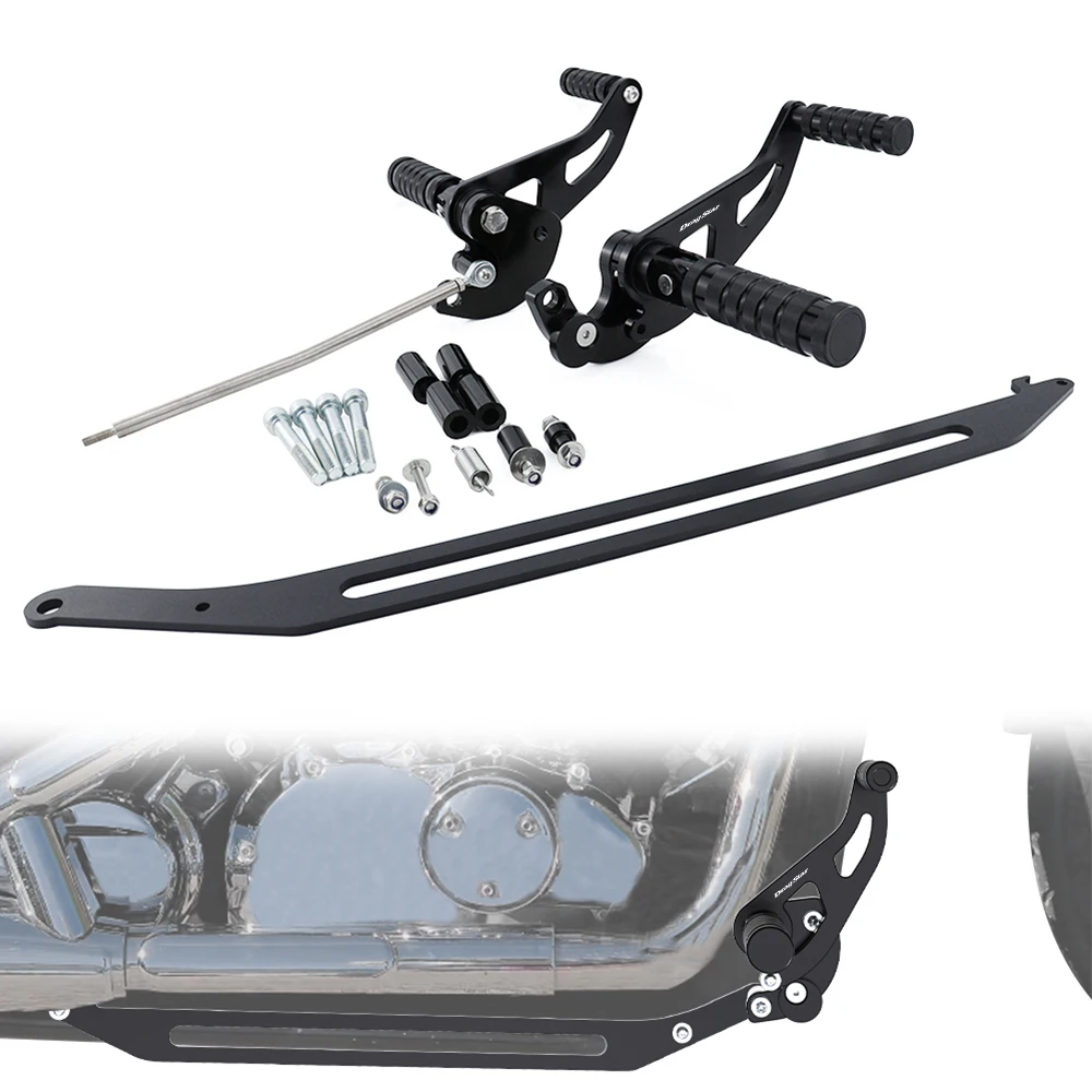 Fit For Yamaha XVS650 V-STAR Custom/ Classic/ Silverado XVS400 Dragstar Motorcycle Forward Control Footrest Extension Foot Pegs
