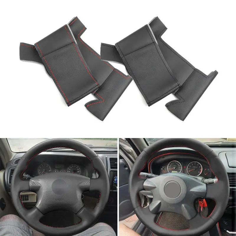 

For Renault Samsung SM3 2005 Hand-Stitched Car Interior Steering Wheel Cover Microfiber Leather Decoration Trim Accessories