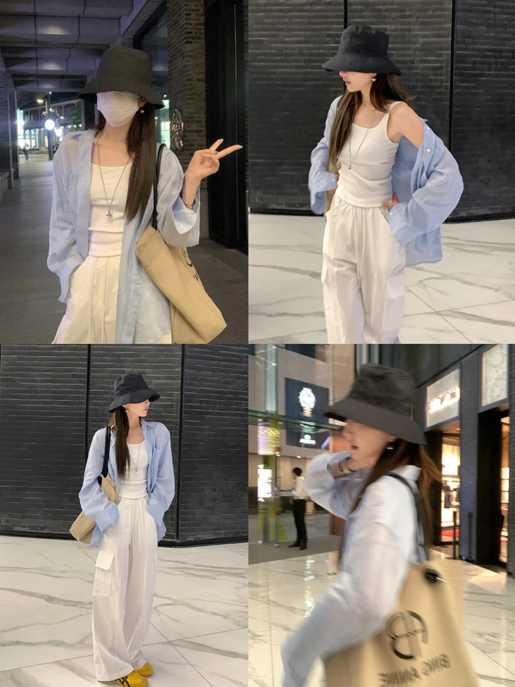 

Прохладная и комфортная женская летняя рубашка из конопли, антибактериальная, для повседневной носки, свободного кроя, с длинным рукавом, однотонная.