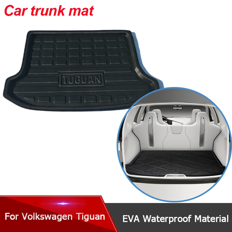 

for Volkswagen VW Tiguan 5N MK1 2009~2016 EVA Car Rear Trunk Mat Waterproof Protective Liner Trunk Tray Floor Mats Accessories