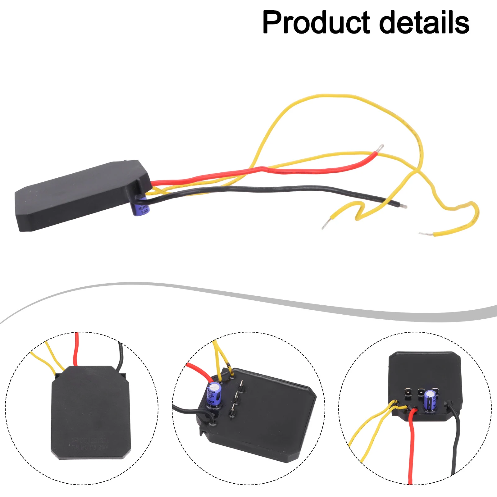 

Brushless Motor Control 12V Brushless Lawn Mower Garden Maintenance 2.48*2.05*0.32 In Battery Charger Compact Size 63*52*8mm